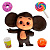 Фигурка Чебурашка 6 см черничный пончик коллекция Кино Funky Toys CHE2405-1